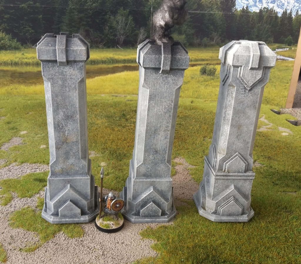 28mm Dwarven Columns