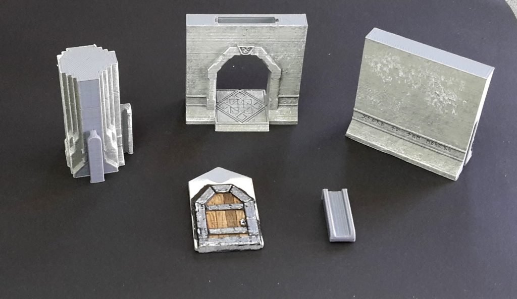 28mm Modular Dwarf Halls - Sample Pack