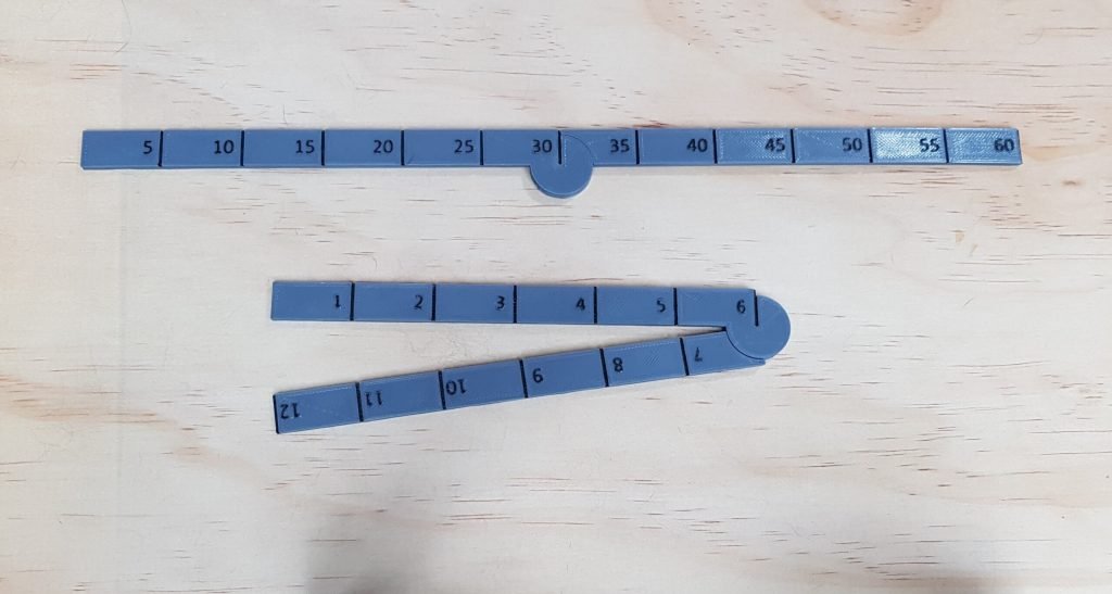Folding 12 inch and 60 foot Ruler