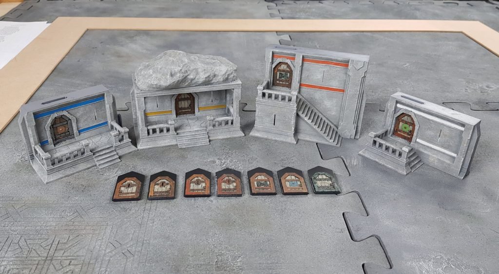 28mm Modular Dwarf Halls - Building Facades Expansion