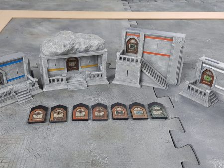 28mm Modular Dwarf Halls - Building Facades Expansion