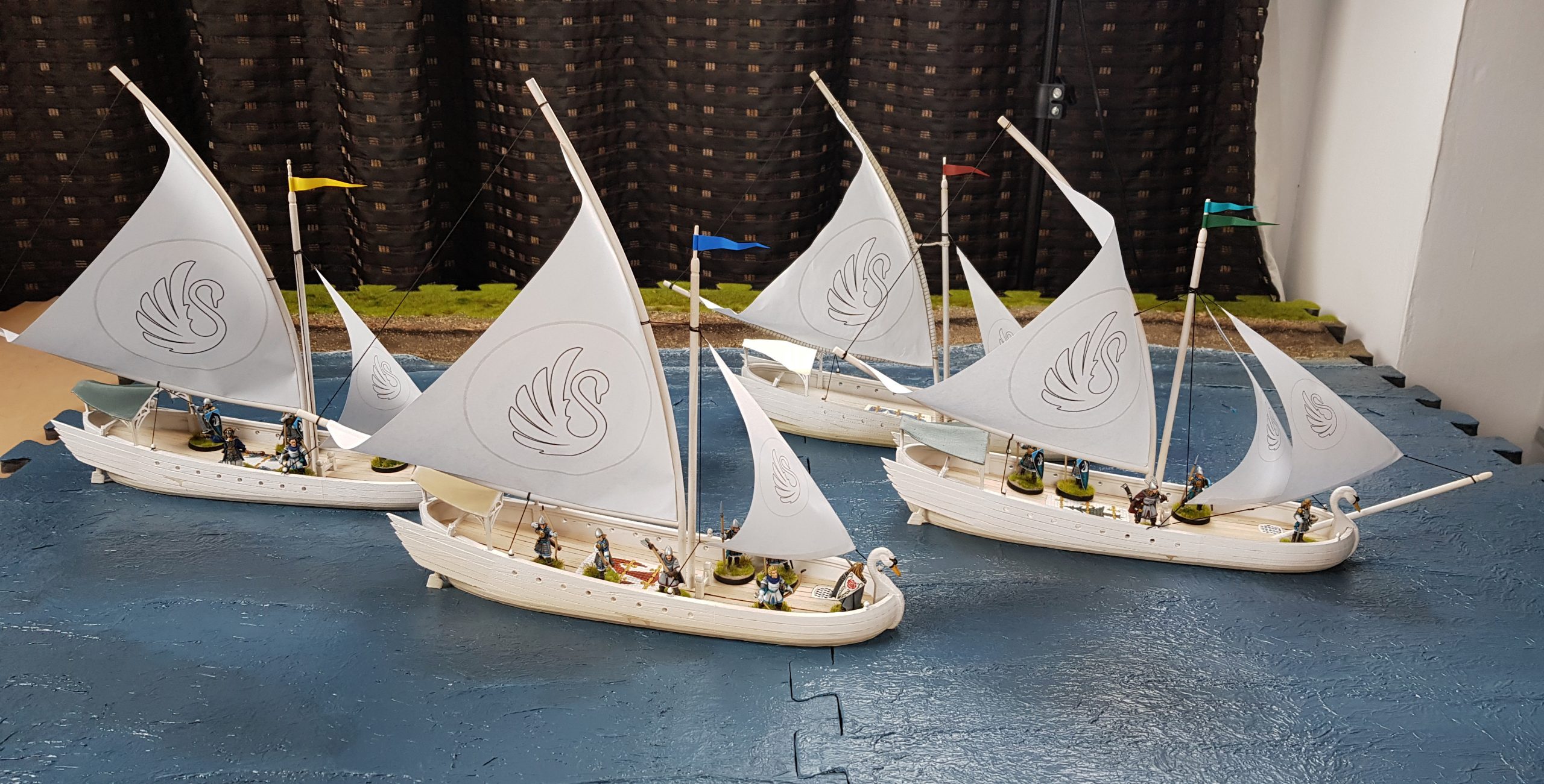 28mm Elven Swan Ship - Image 3
