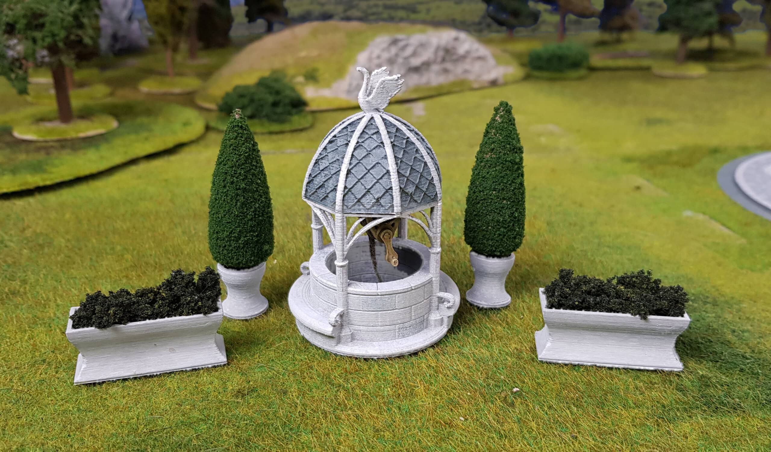 High Home - 28mm Elven Village Accessories