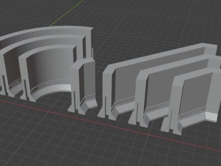 28mm Modular Dwarf Halls – Wall Expansion
